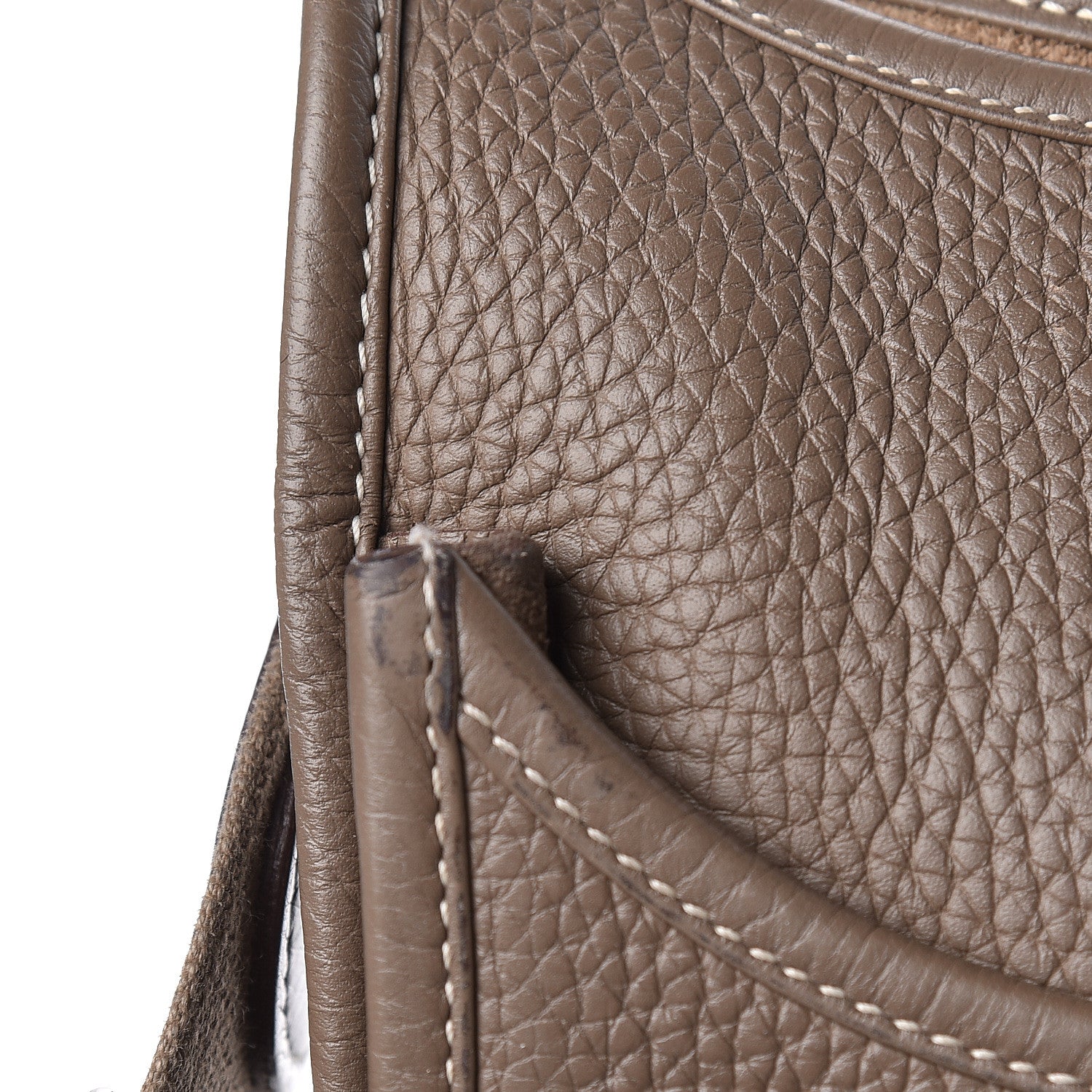 Hermes Taurillon Clemence Evelyne III GM Etoupe 12 of 20