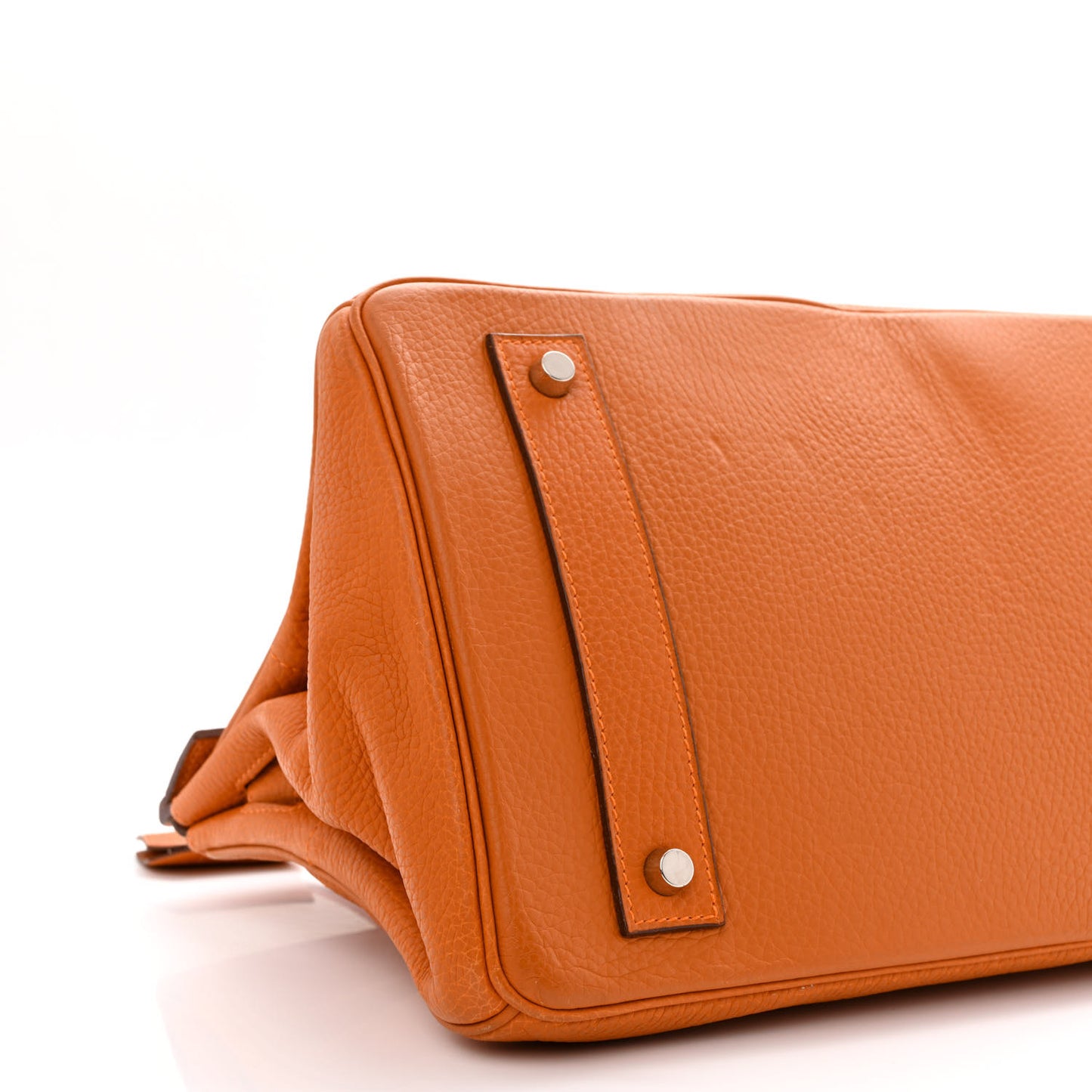 Taurillon Clemence JPG Birkin 42 Orange