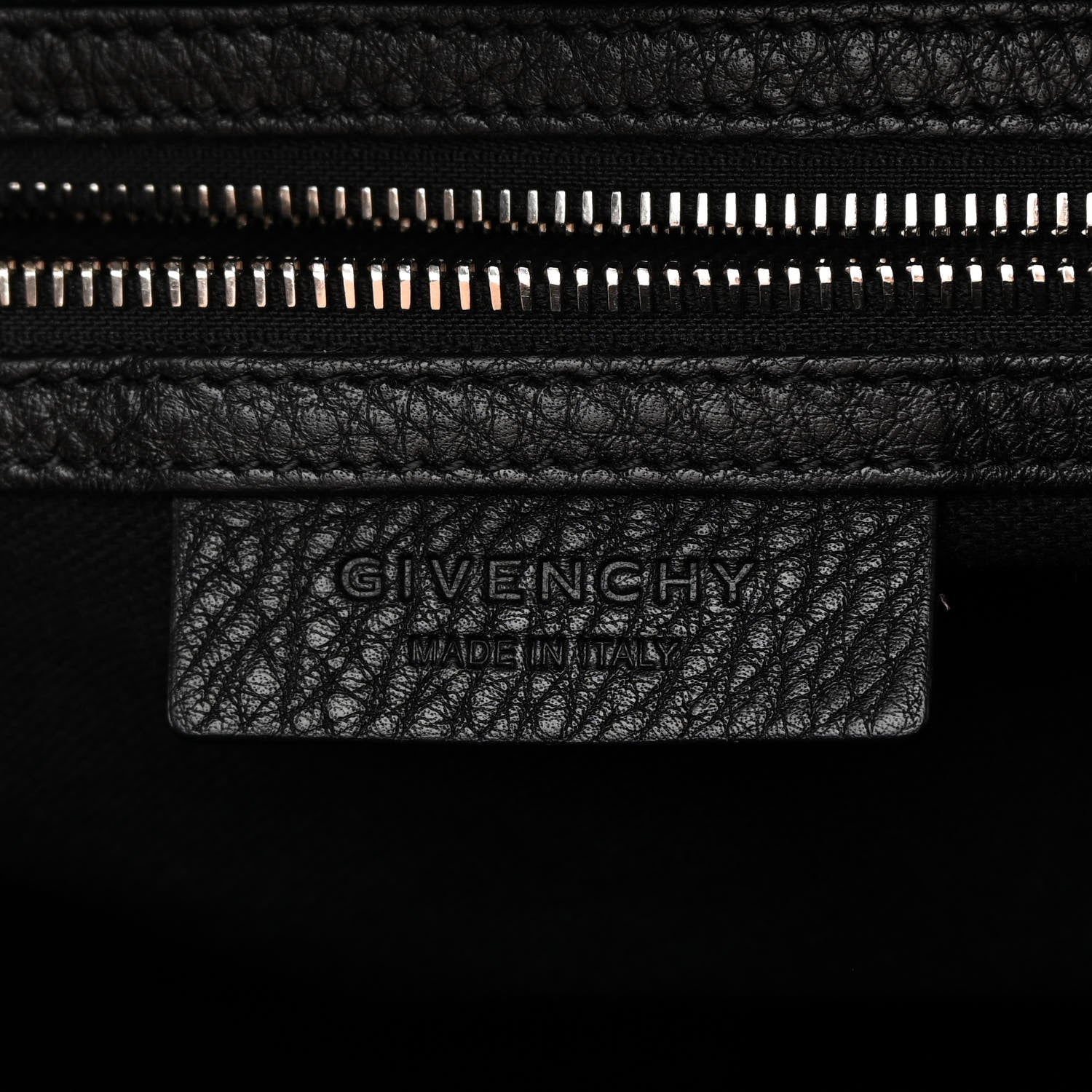 Givenchy Waxy Grained Calfskin Medium Nightingale Black 6 of 12