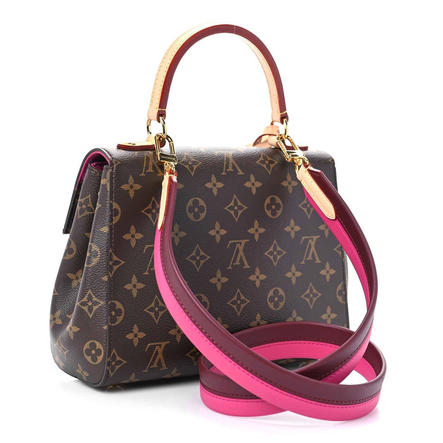 Monogram Cluny BB Bordeaux Fuchsia