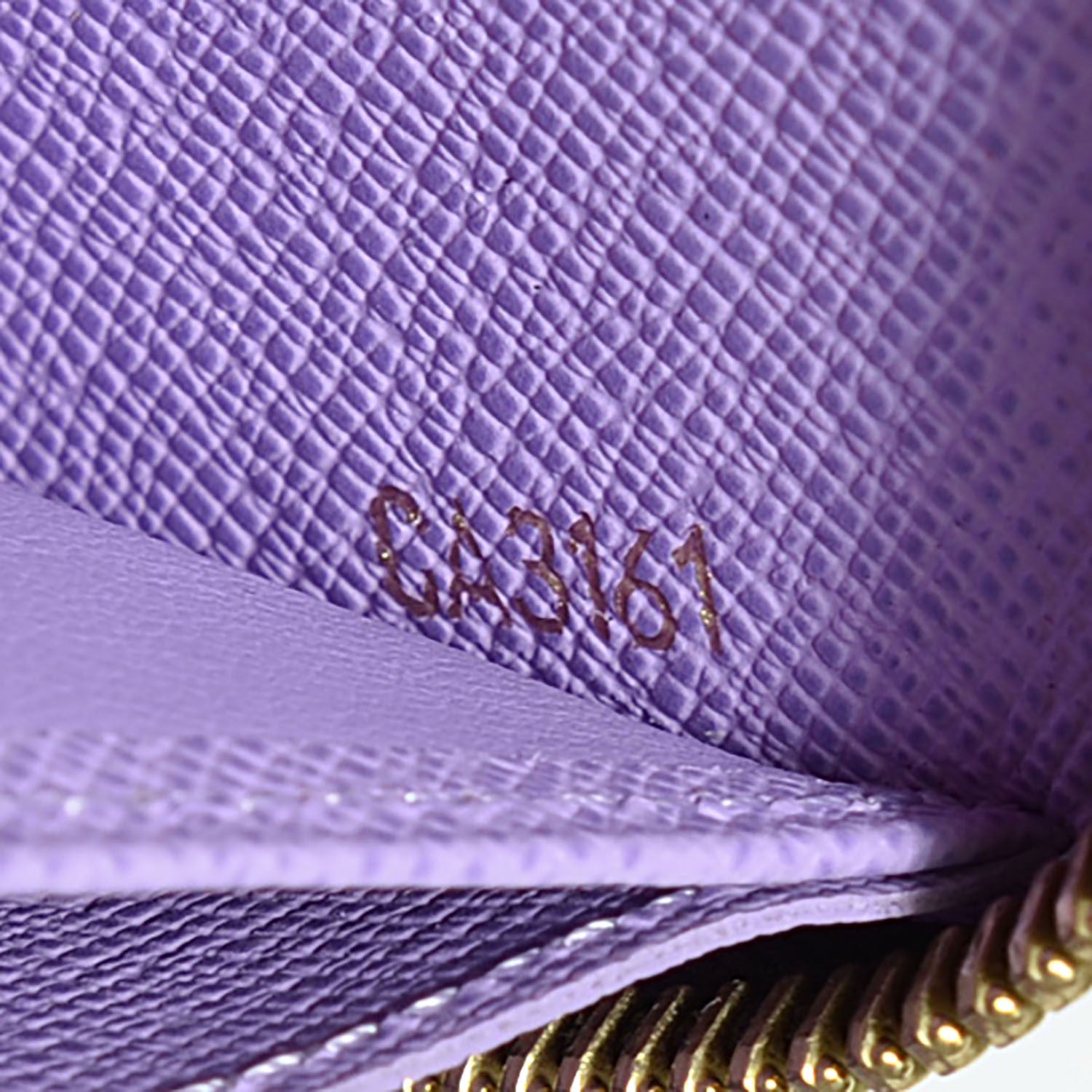 Louis Vuitton Damier Ebene Illustre Zippy Wallet Violet 7 of 7