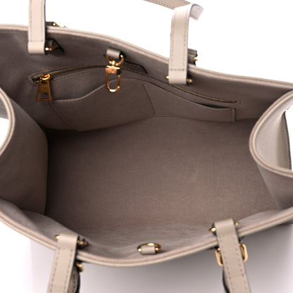 Louis Vuitton Empreinte Monogram Giant Onthego MM Tourterelle Creme 5 of 10