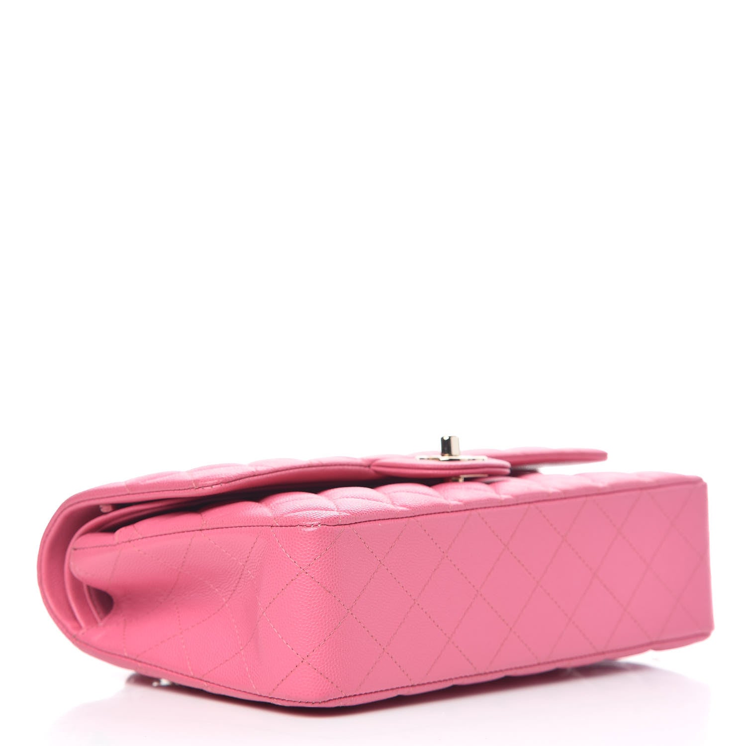 Chanel Caviar Quilted Medium Double Flap Pink 5 of 16