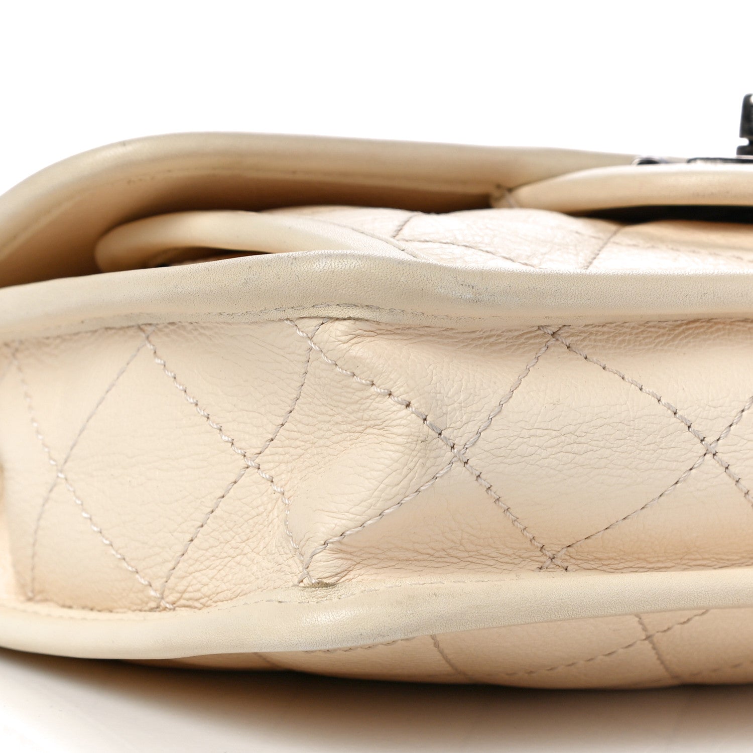 Chanel Calfskin Quilted Mini French Riviera Flap Ivory 9 of 15