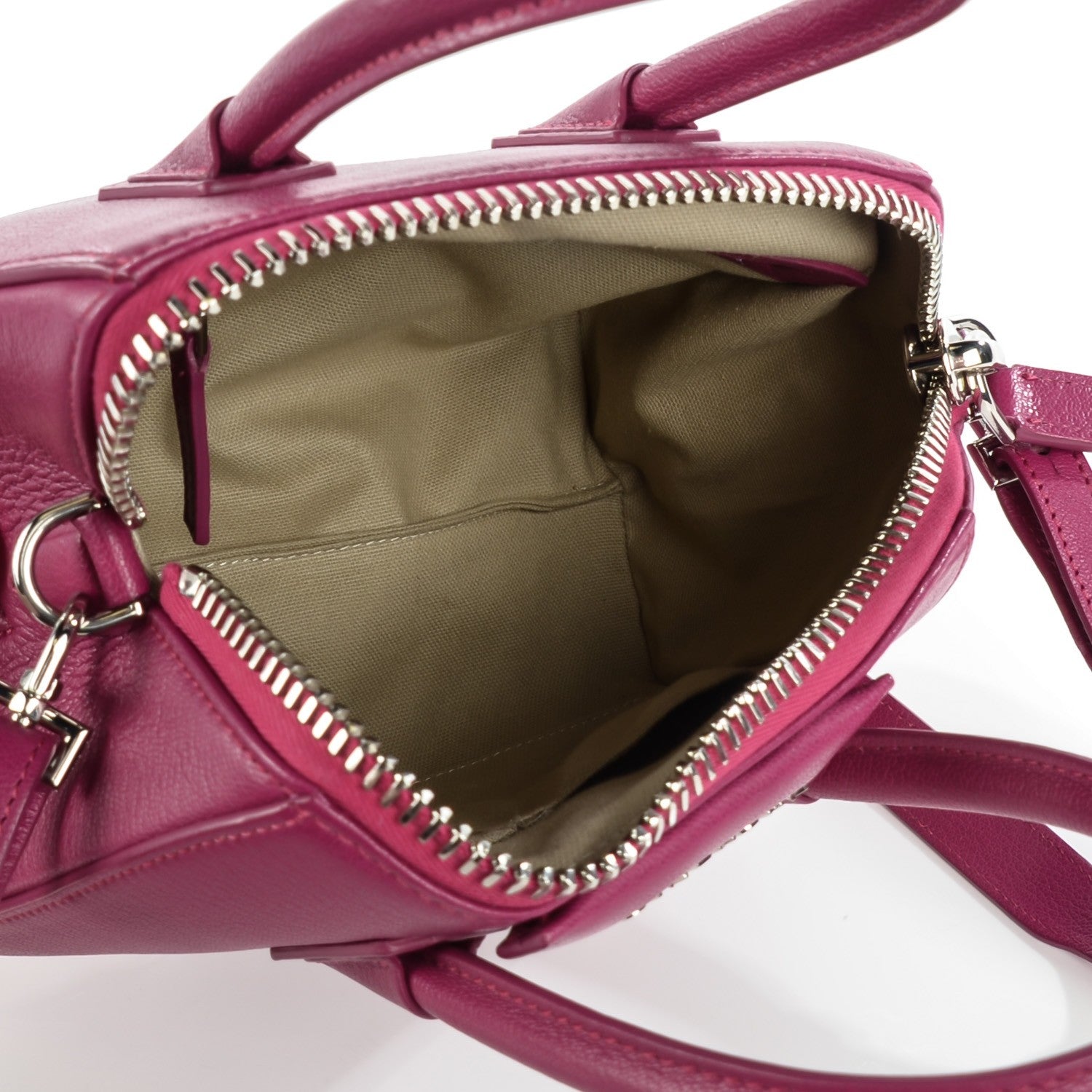Givenchy Sugar Goatskin Mini Antigona Magenta 8 of 9