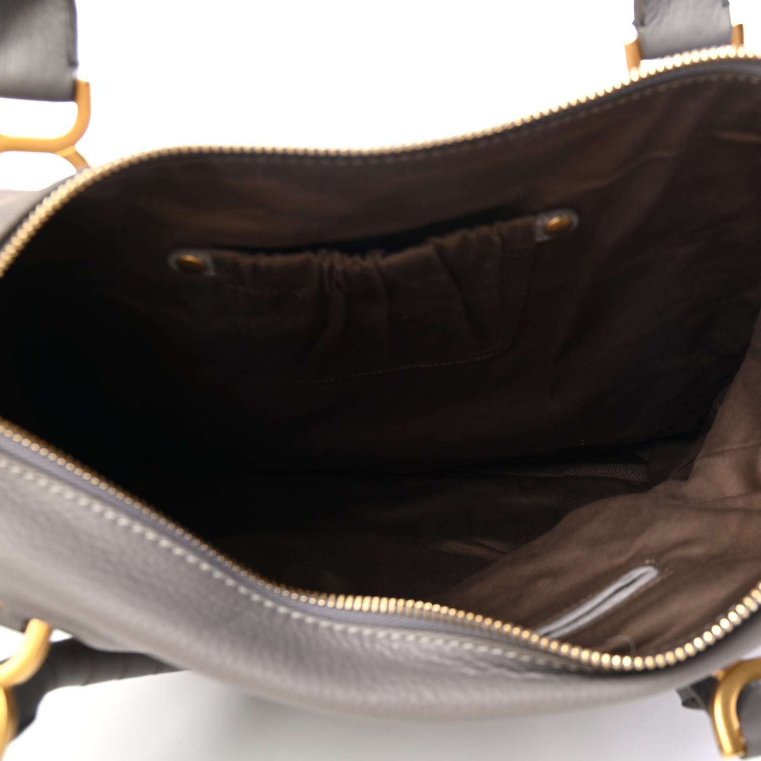 Chloe Calfskin Large Marcie Satchel Cashmere Grey 4 of 4
