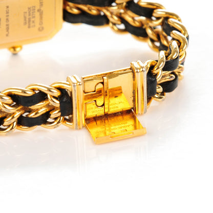 Chanel Stainless Steel Lambskin 20mm Chain Premiere Quartz Watch Gold L 7 of 9