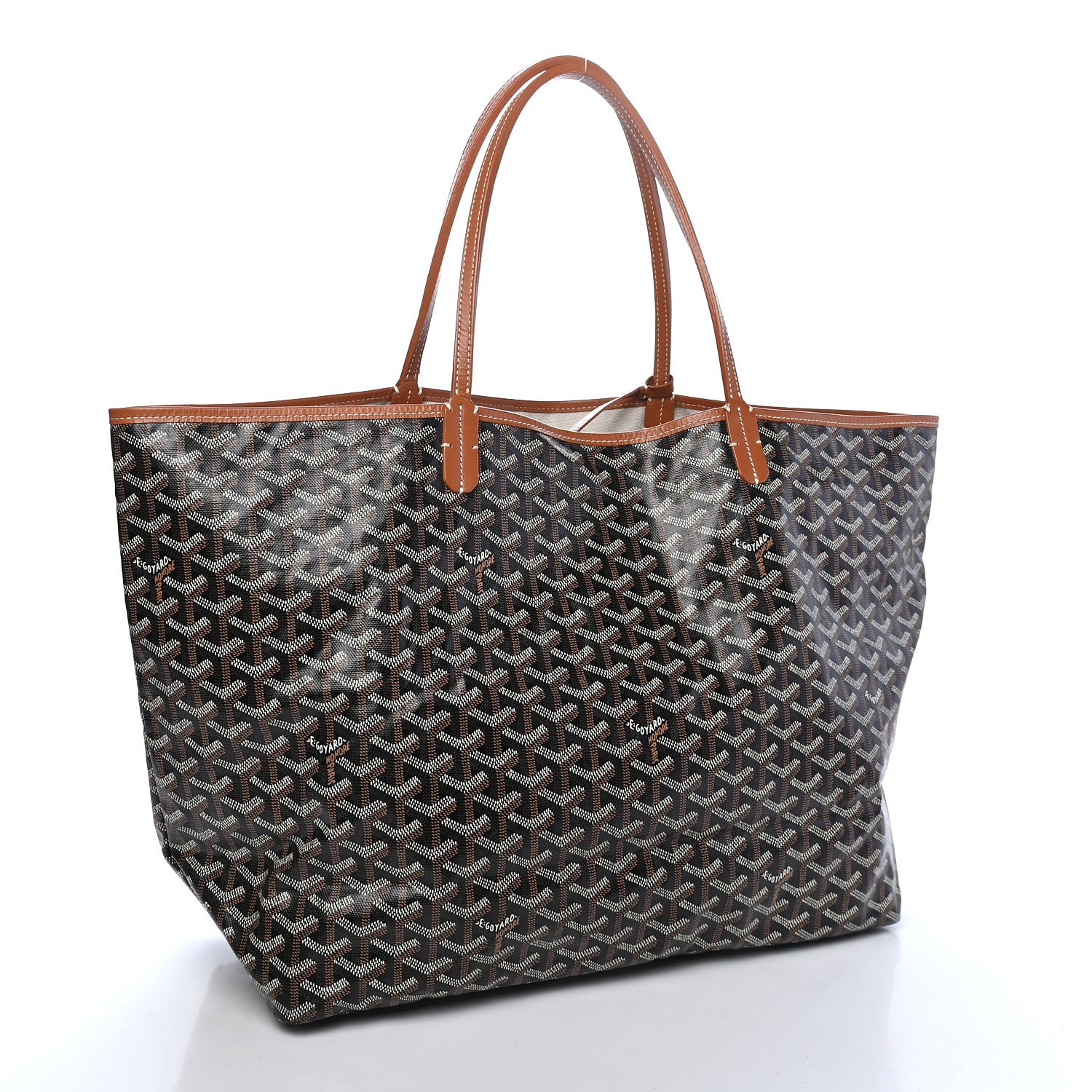 Goyard Goyardine Saint Louis GM Black Gold 3 of 7