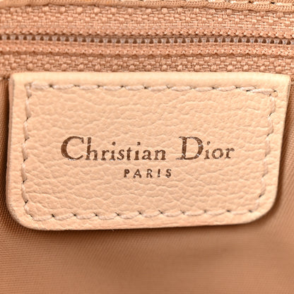 Christian Dior Grained Calfskin Saddle Bag Beige 5 of 12