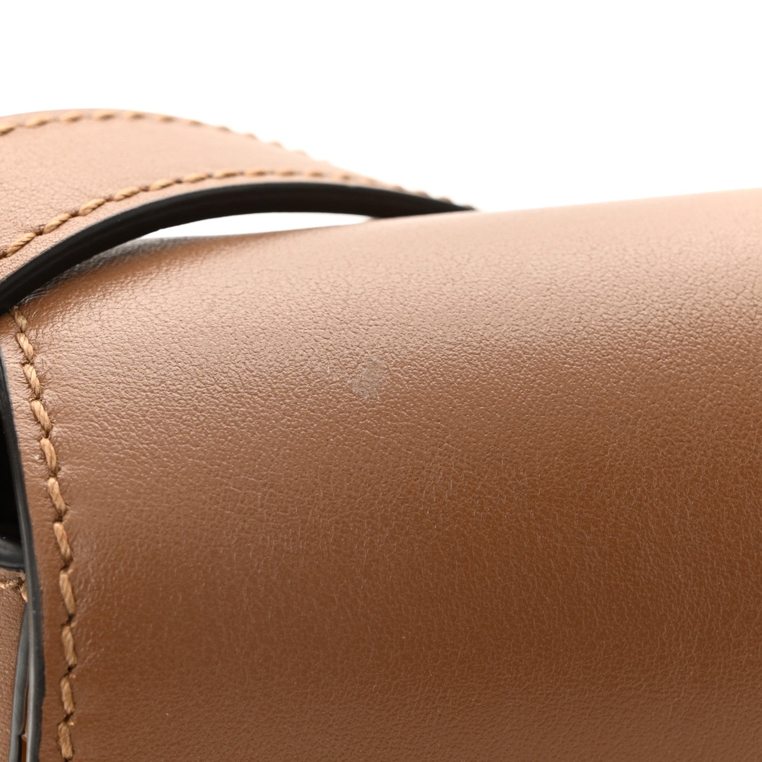 Jimmy Choo Calfskin Small Varenne Logo Embossed Shoulder Bag Brown 10 of 10