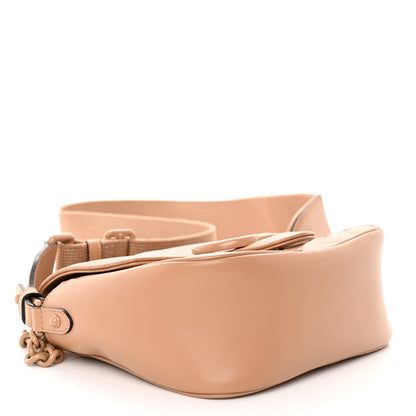 Gucci Calfskin Matelasse Monochrome Mini GG Marmont Crossbody Shoulder Bag Camelia Winter Rose 4 of 9