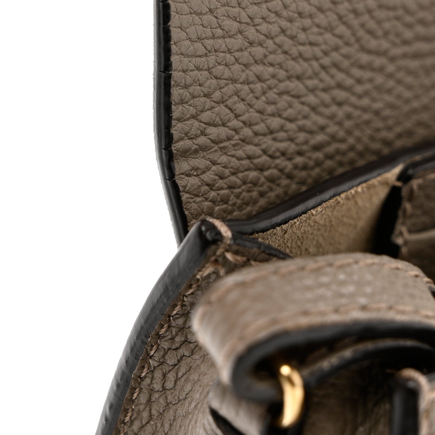 Calfskin Mini Faye Shoulder Bag Motty Grey