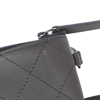 Chanel Calfskin Stitched Large Hobo Grey 13 of 13