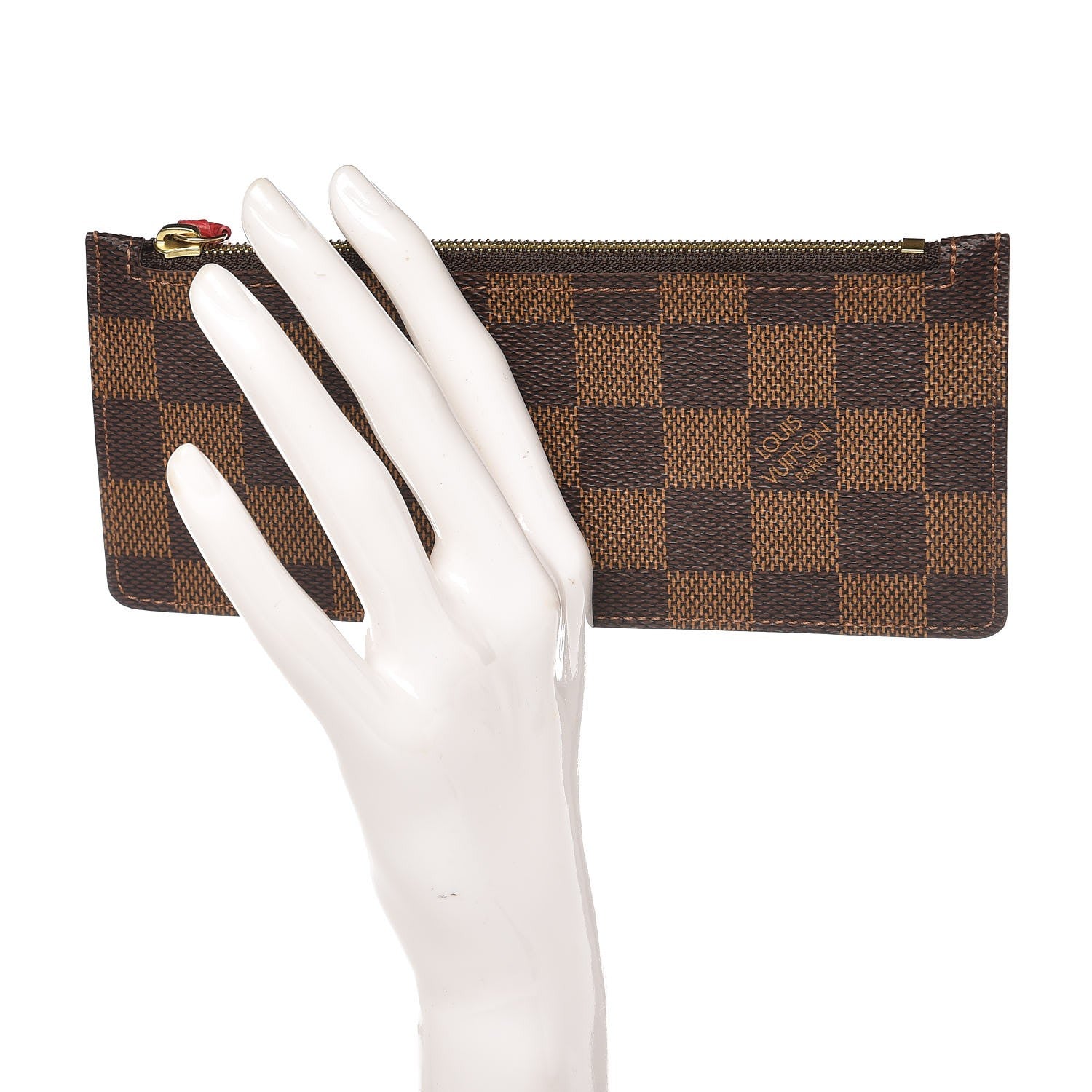 Louis Vuitton Damier Ebene Josephine Wallet Zippered Insert 2 of 6