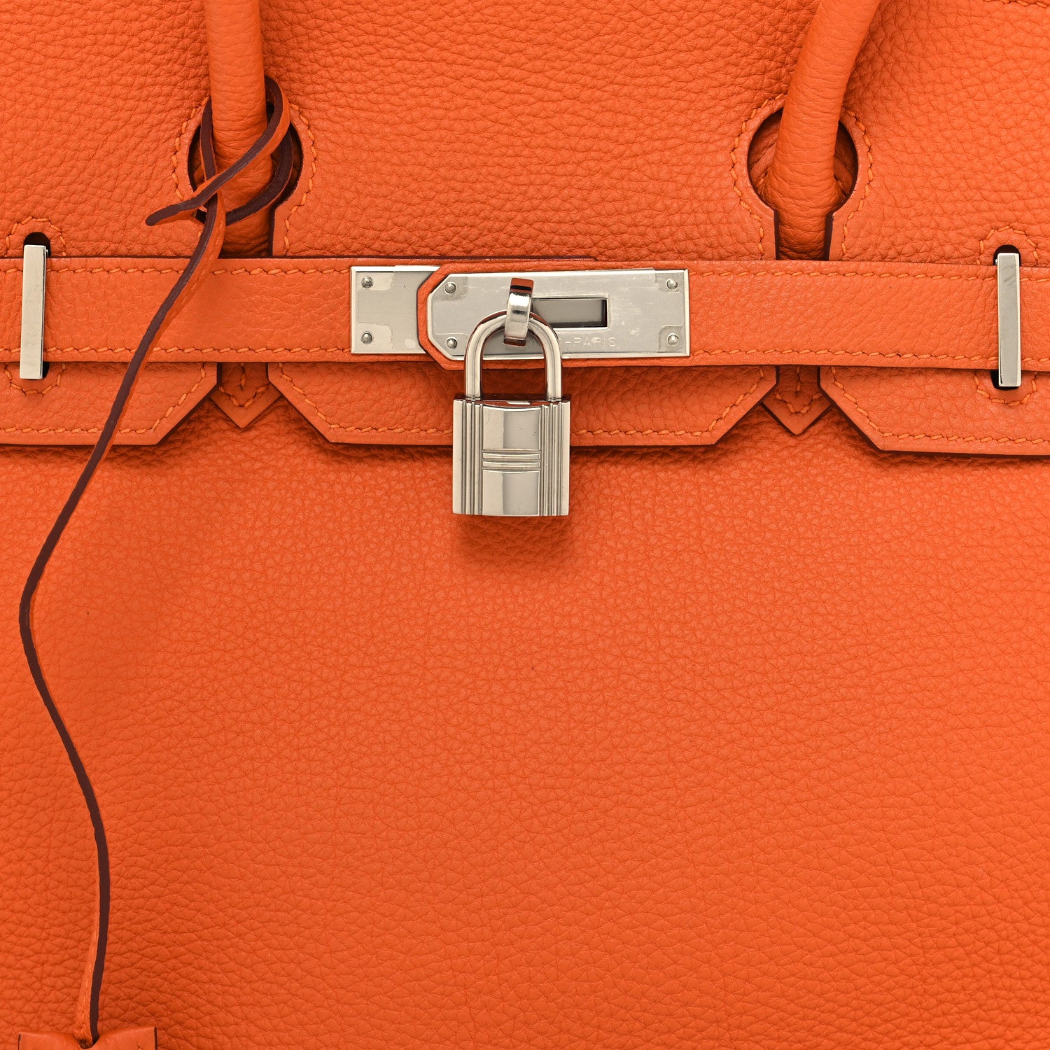 Hermes Togo Birkin 30 Orange 8 of 12