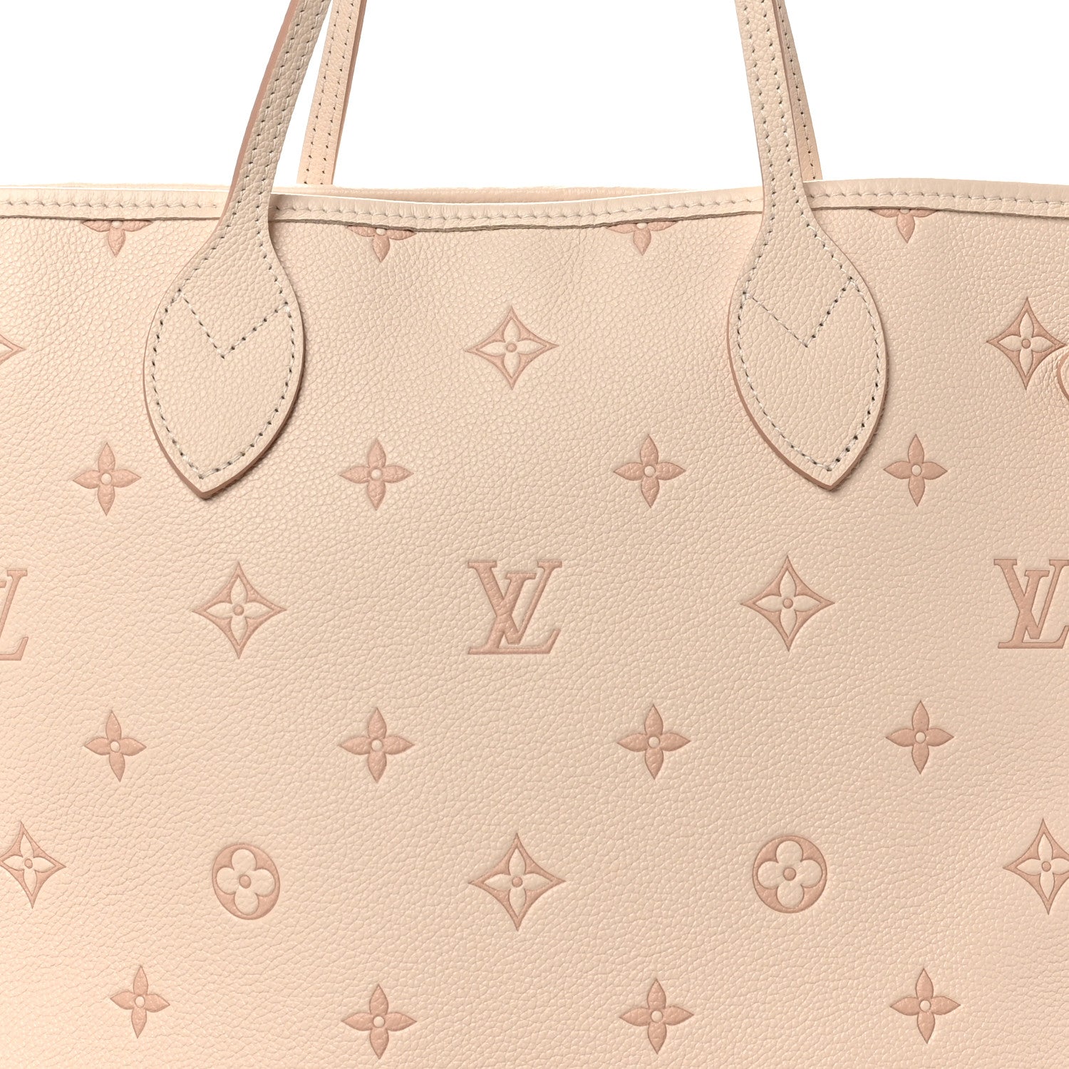 Louis Vuitton Monogram Debossed Neverfull MM Eden 8 of 10
