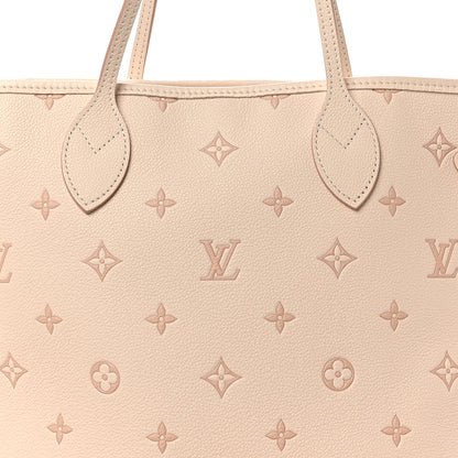 Louis Vuitton Monogram Debossed Neverfull MM Eden 8 of 10
