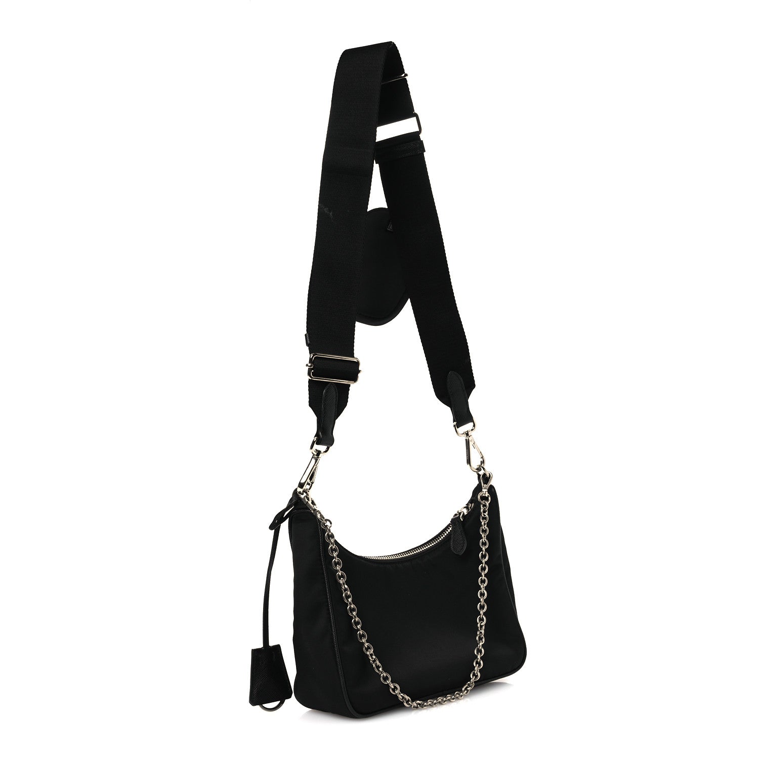 Prada Nylon Re-Edition 2005 Shoulder Bag Black 3 of 15