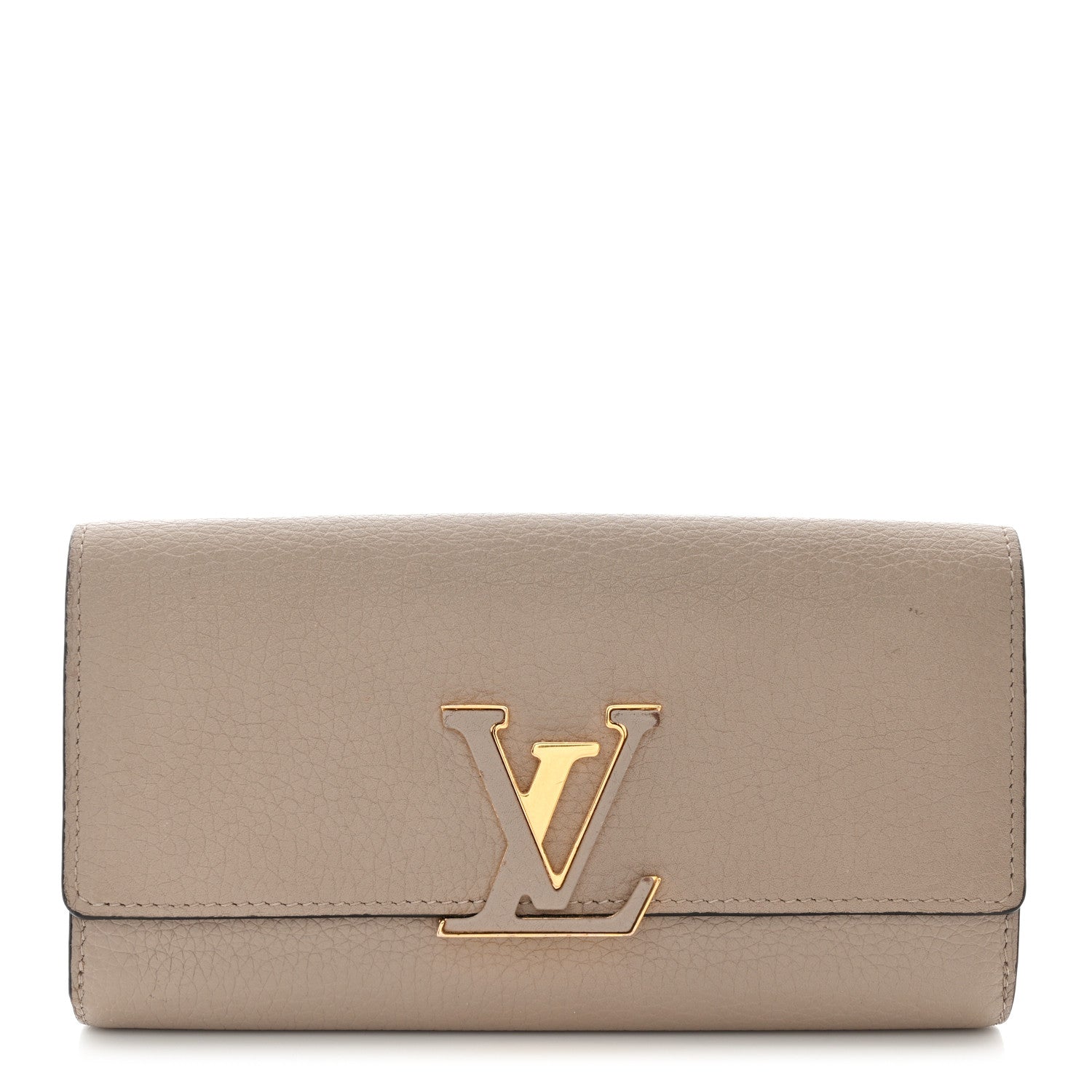 Louis Vuitton Taurillon Capucines Wallet Galet 1 of 14
