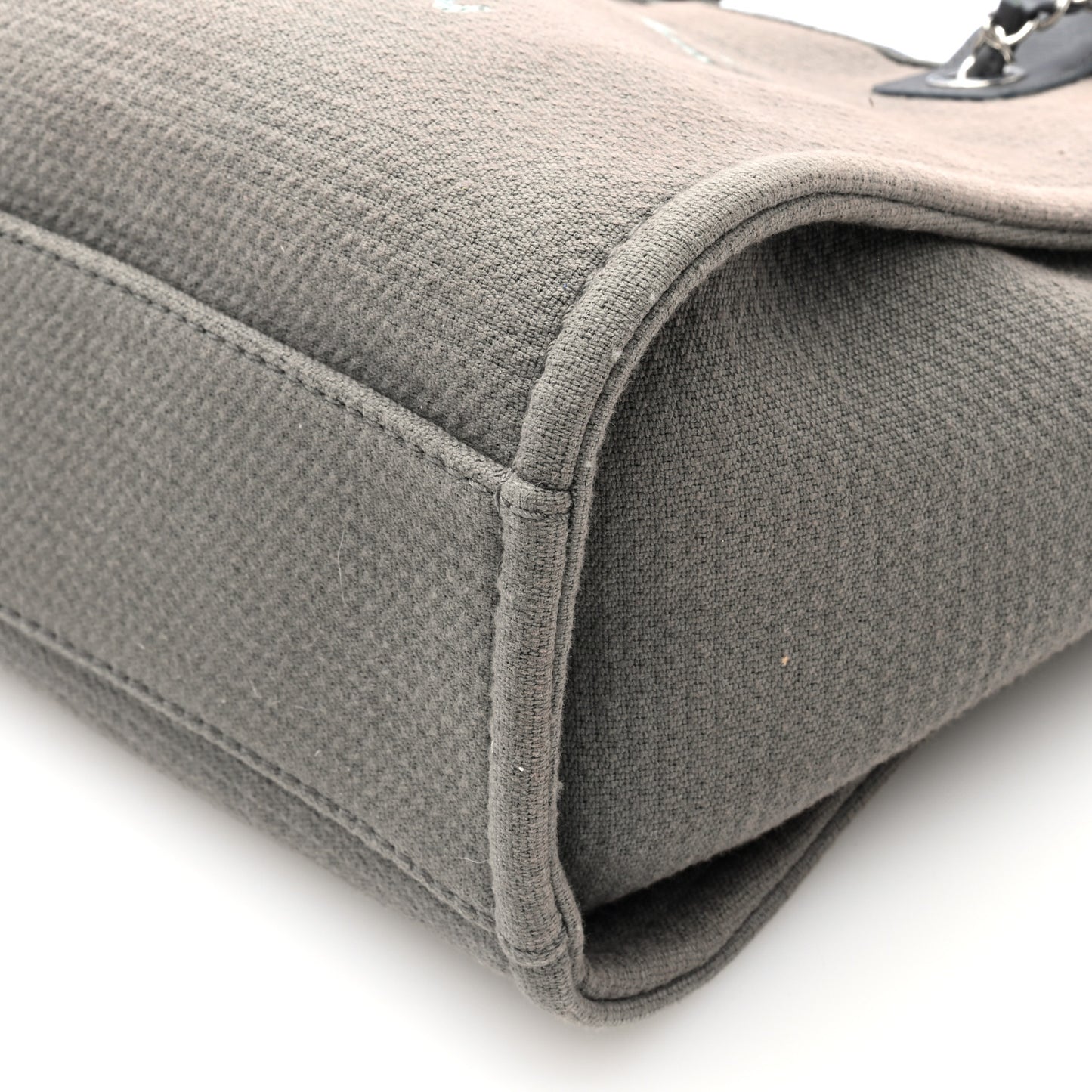 Mixed Fibers Small Deauville Tote Grey