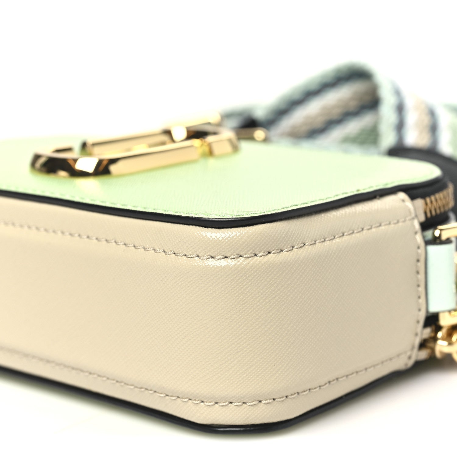 Marc Jacobs Saffiano Small Snapshot Camera Bag Mint Multicolor 11 of 11
