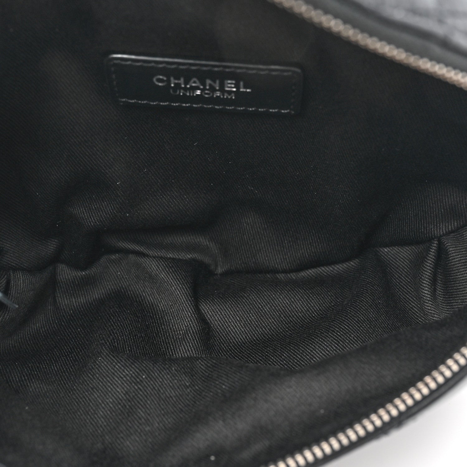 Chanel Calfskin Quilted Waist Belt Bag Black 5 of 11