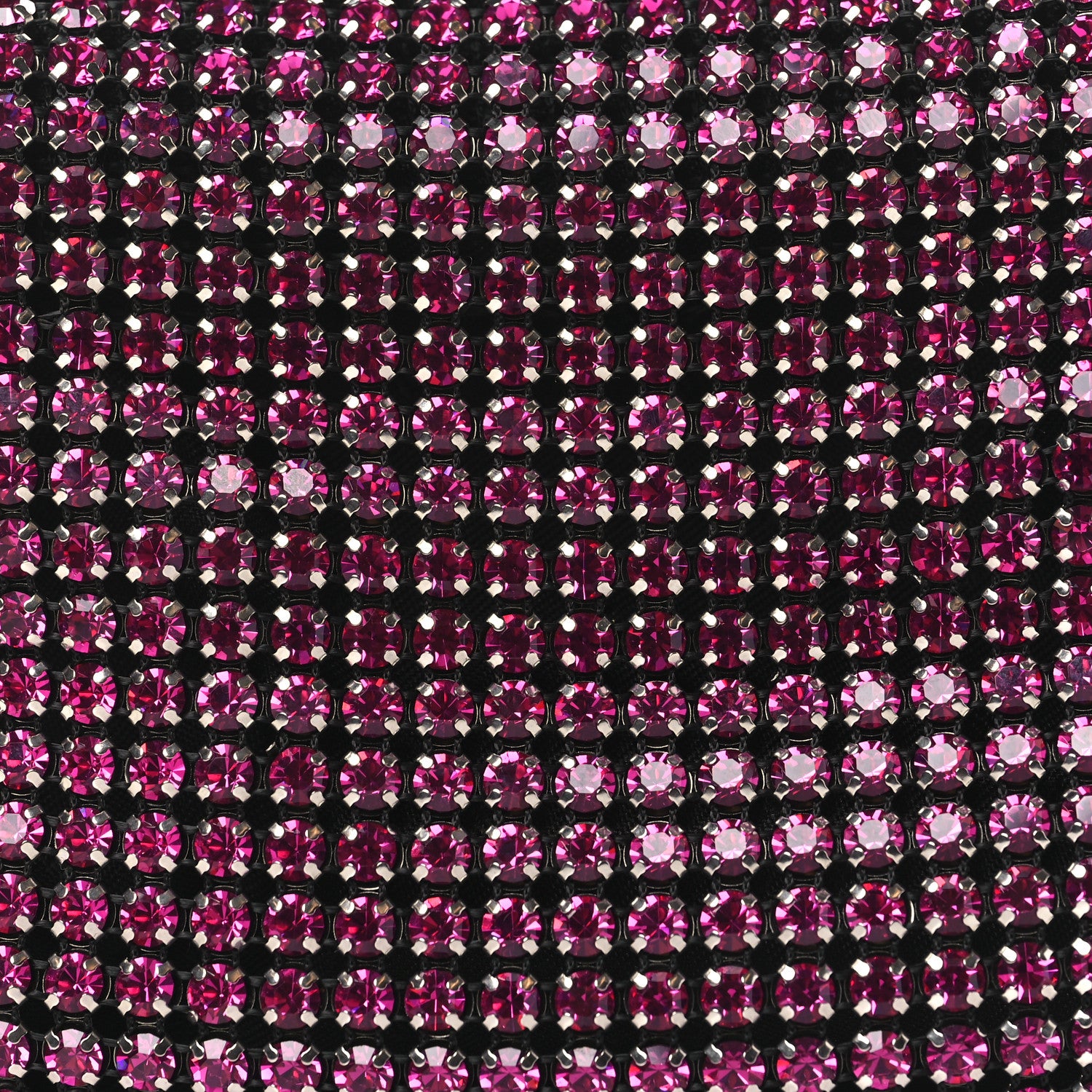Alexander Wang Mesh Crystal Rhinestone Mini Heiress Pouch Pink 8 of 11
