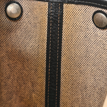 Hermes Toile Buffle Skipper Garden Party 36 MM Tote Black 13 of 15