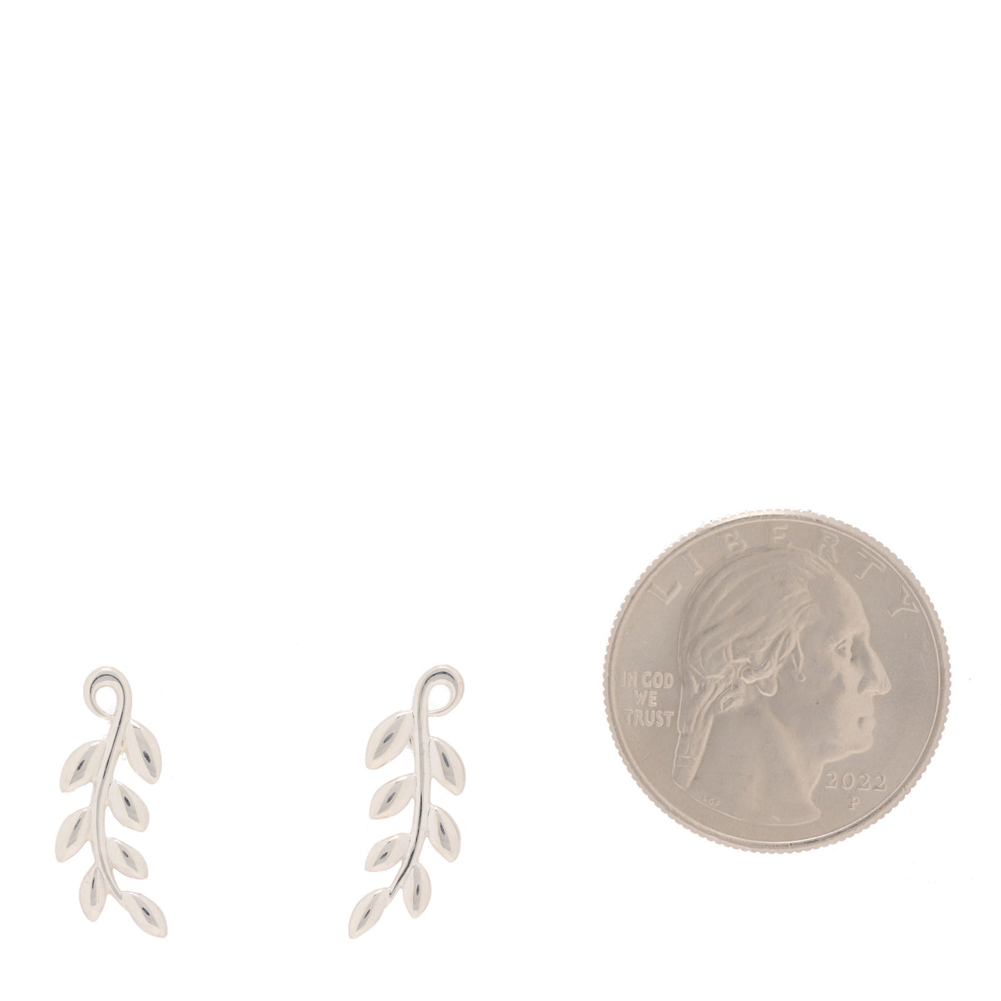 Sterling Silver Paloma Picasso Olive Leaf Climber Earrings