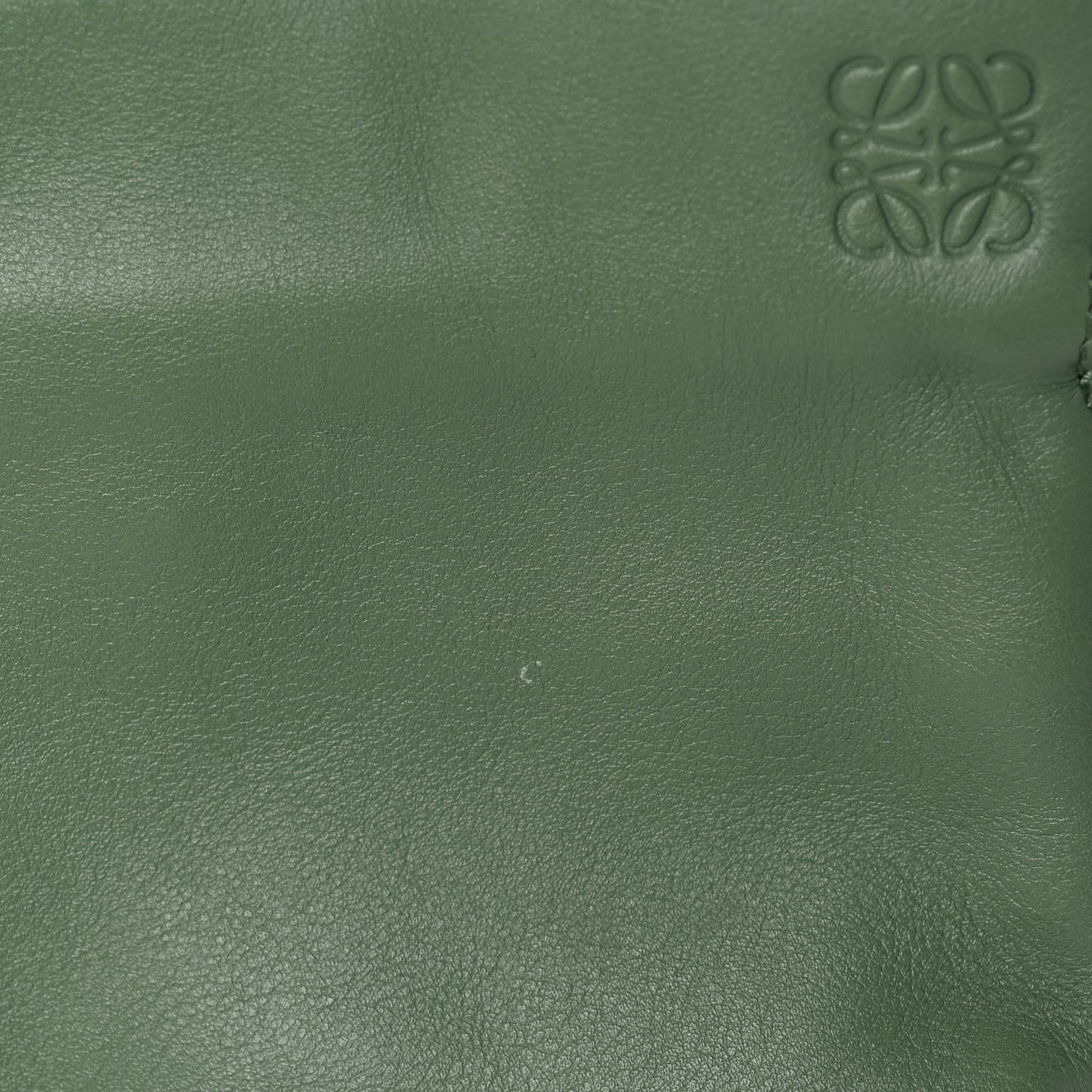 Calfskin Nano Flamenco Knot Clutch Rosemary