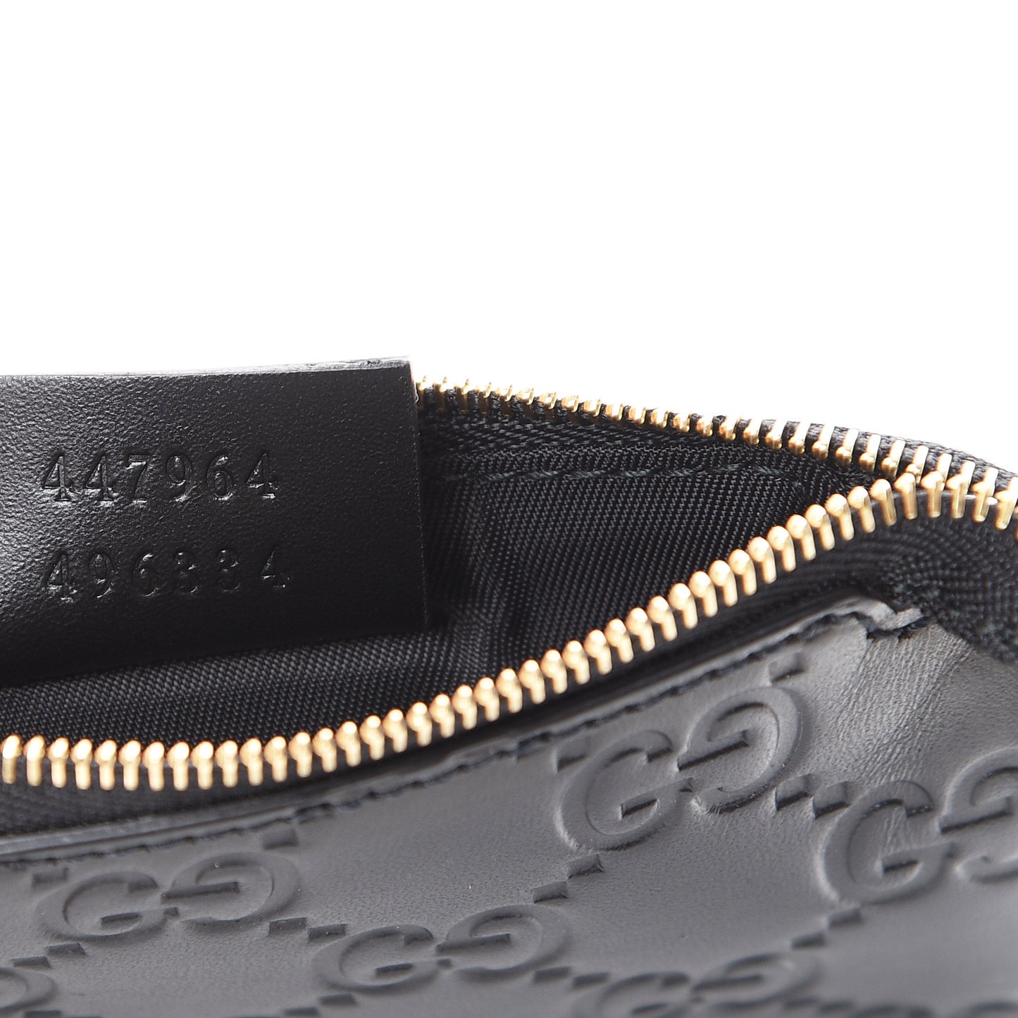 Guccissima Key Case Black