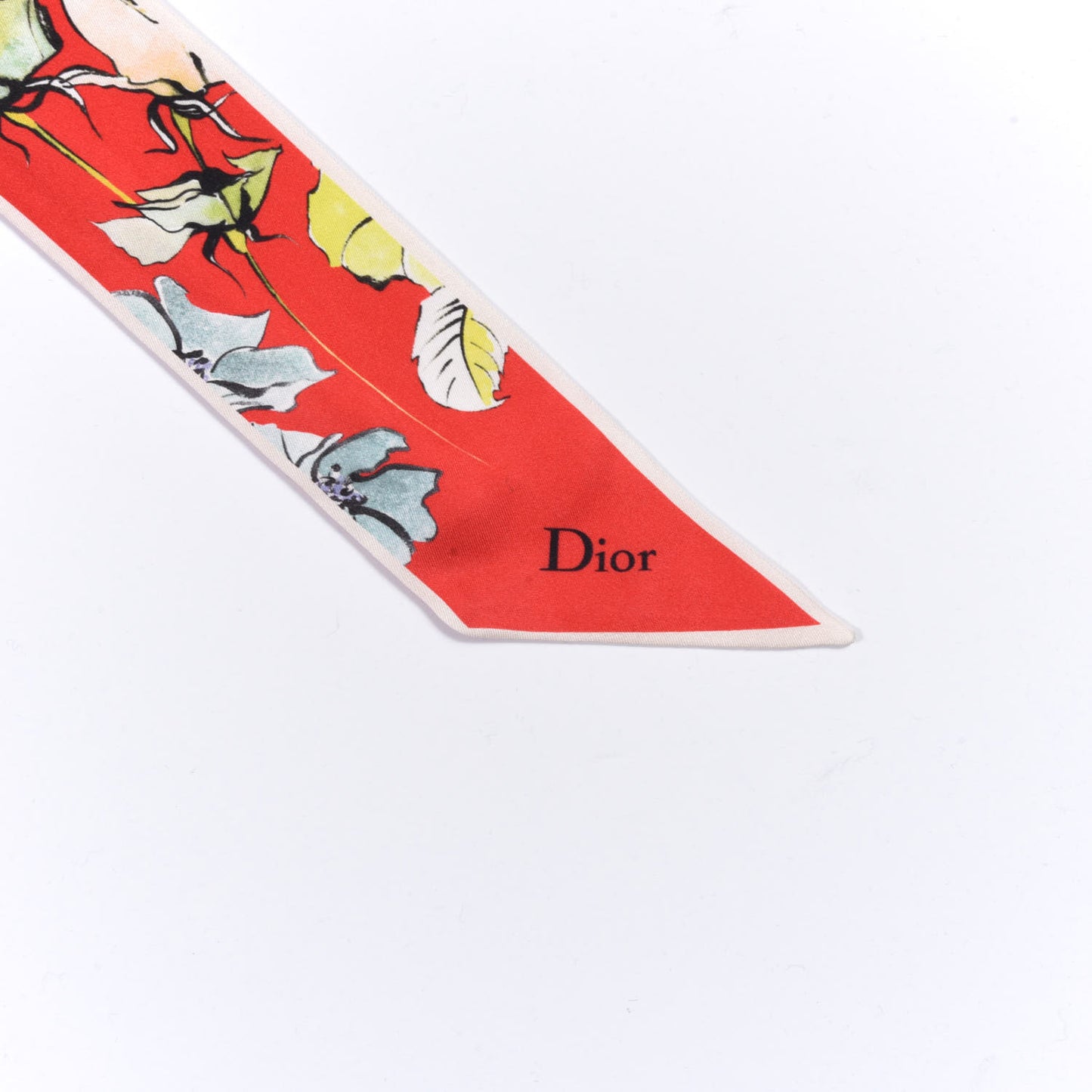 Silk Floral Mitzah Scarf Rouge