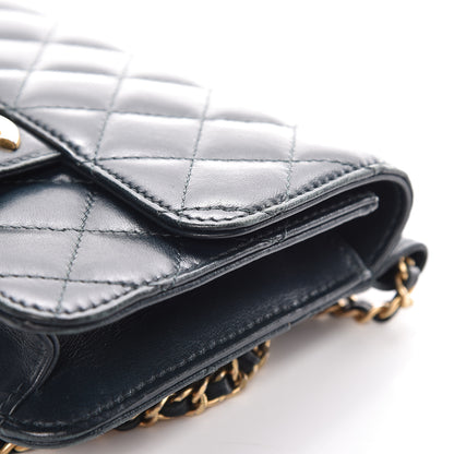 Chanel Lambskin Quilted Mini Crossing Times Flap Green 17 of 20
