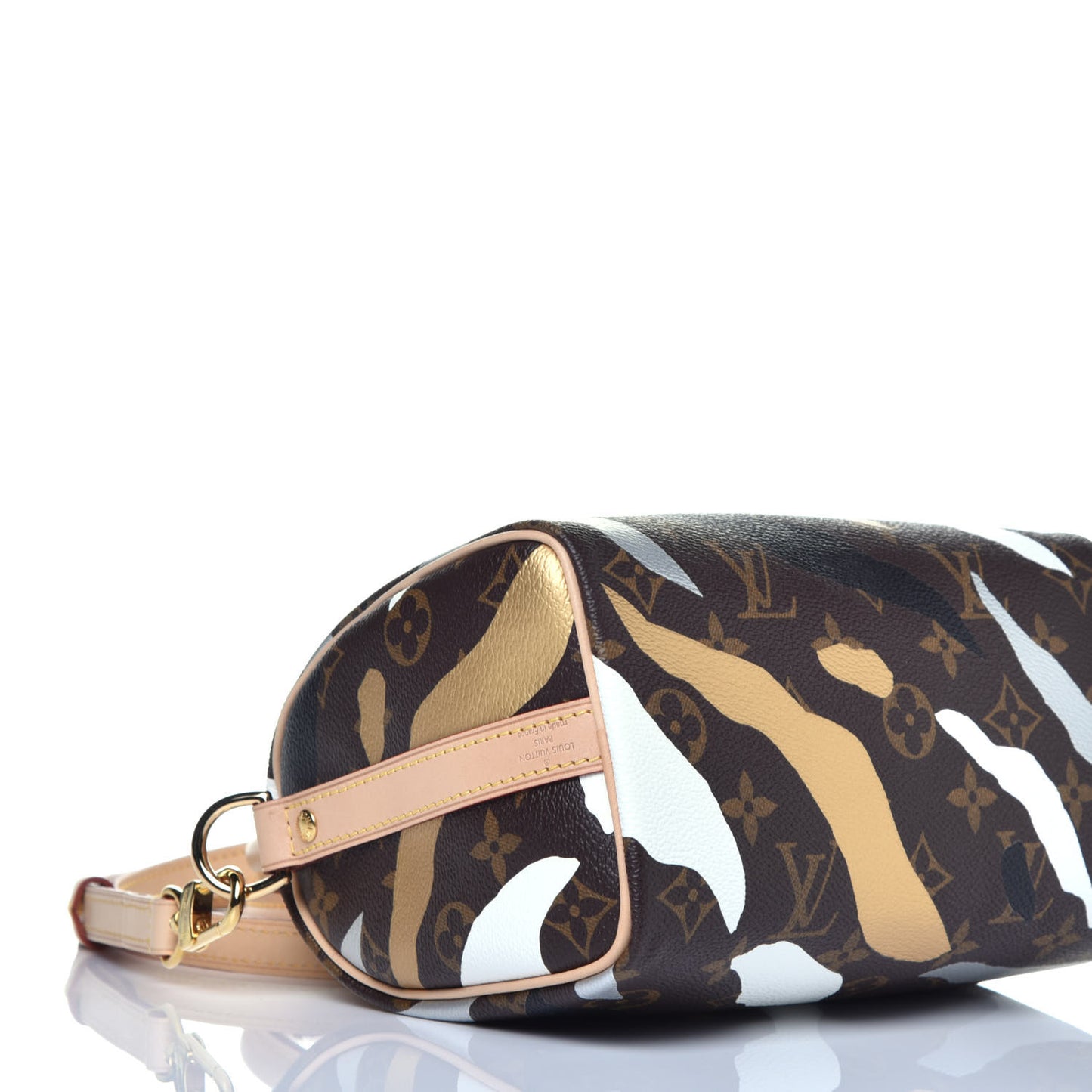 X LOL Monogram Speedy BB Gold Silver