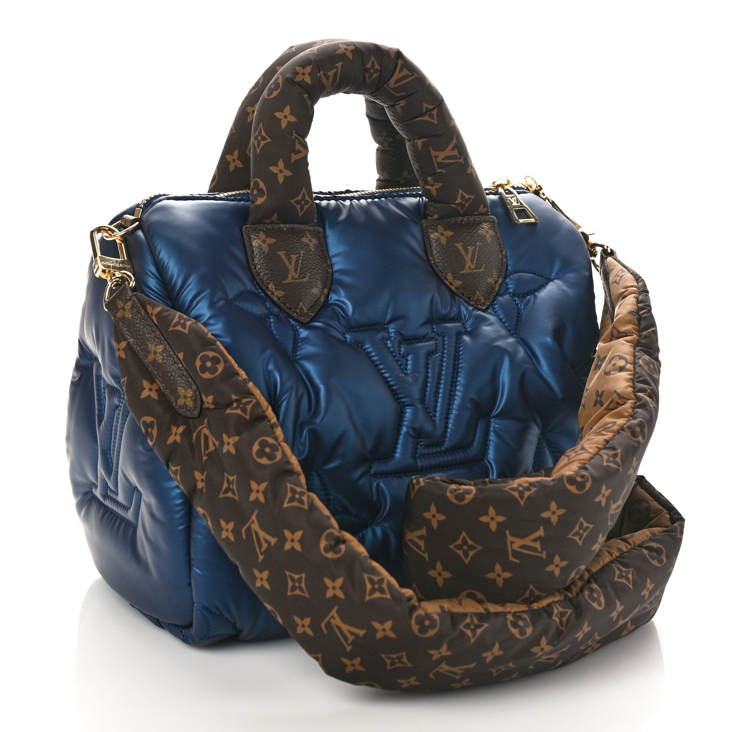 Louis Vuitton Econyl Mini Monogram Pillow Speedy Bandouliere 25 Navy 3 of 8