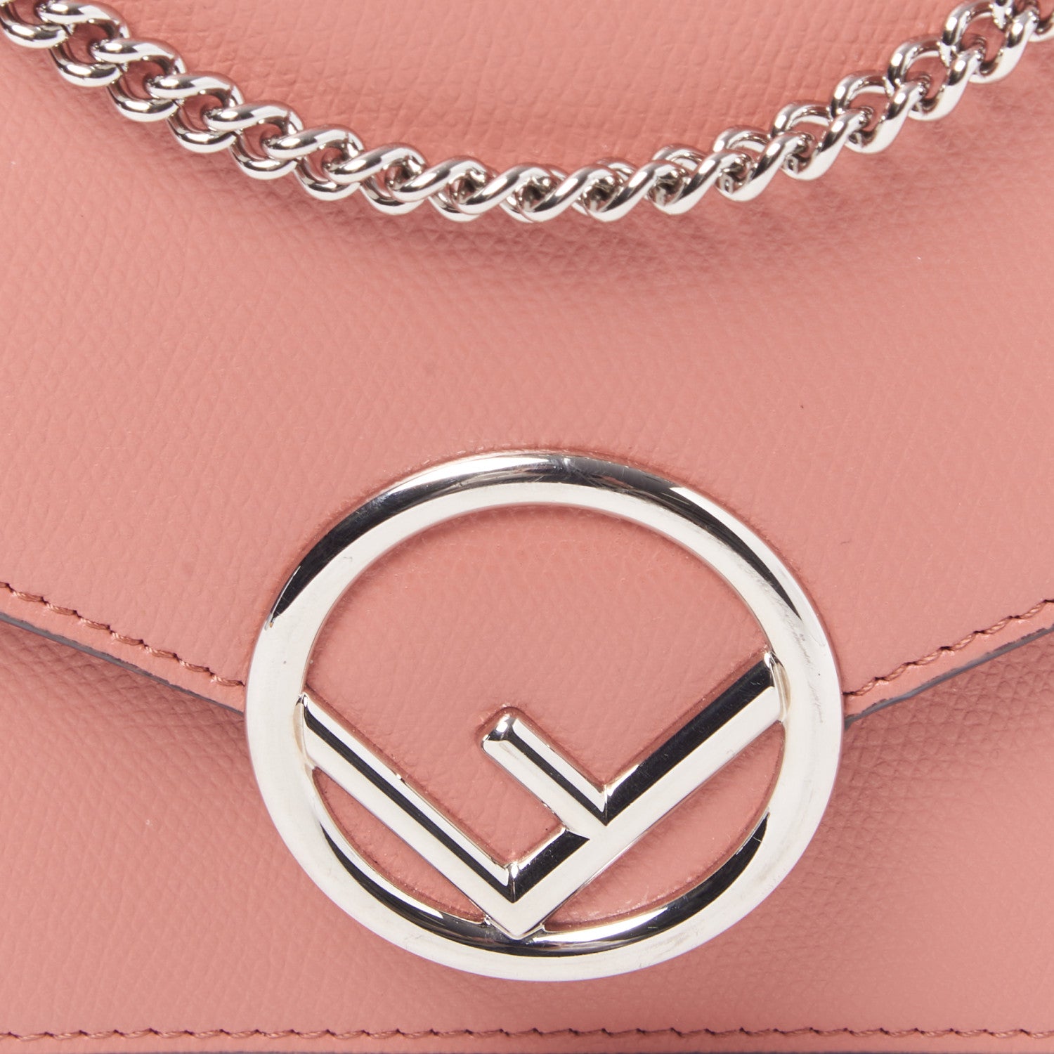 Fendi Vitello Cruise F is Fendi Medium Envelope Wallet on Chain Macaron 6 of 8