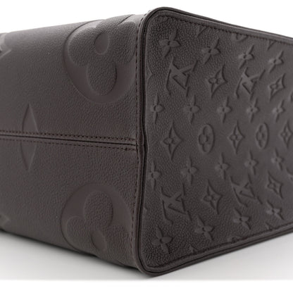 Louis Vuitton Empreinte Monogram Giant Onthego MM Chocolate 9 of 11
