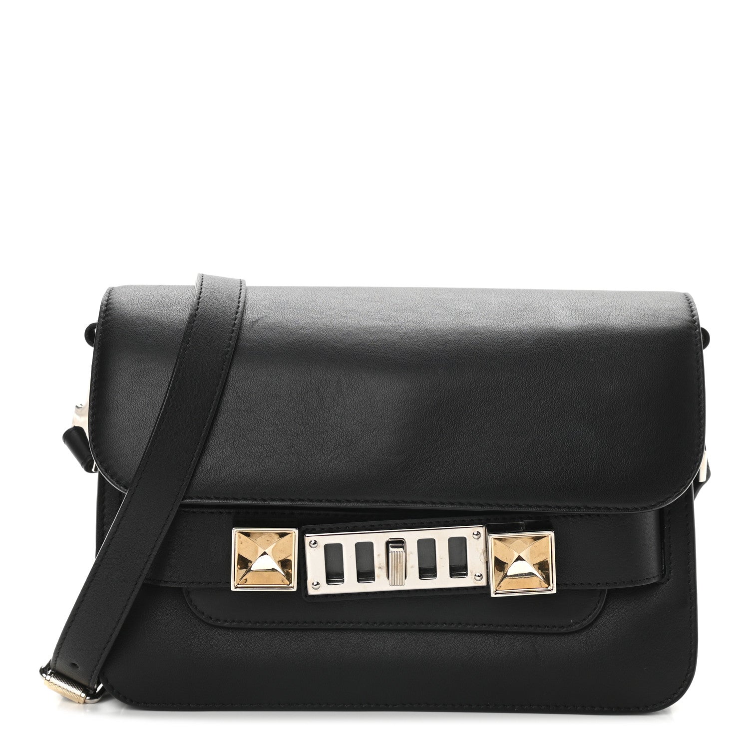 Proenza Schouler Calfskin Mini PS11 Classic Shoulder Bag Black 1 of 9
