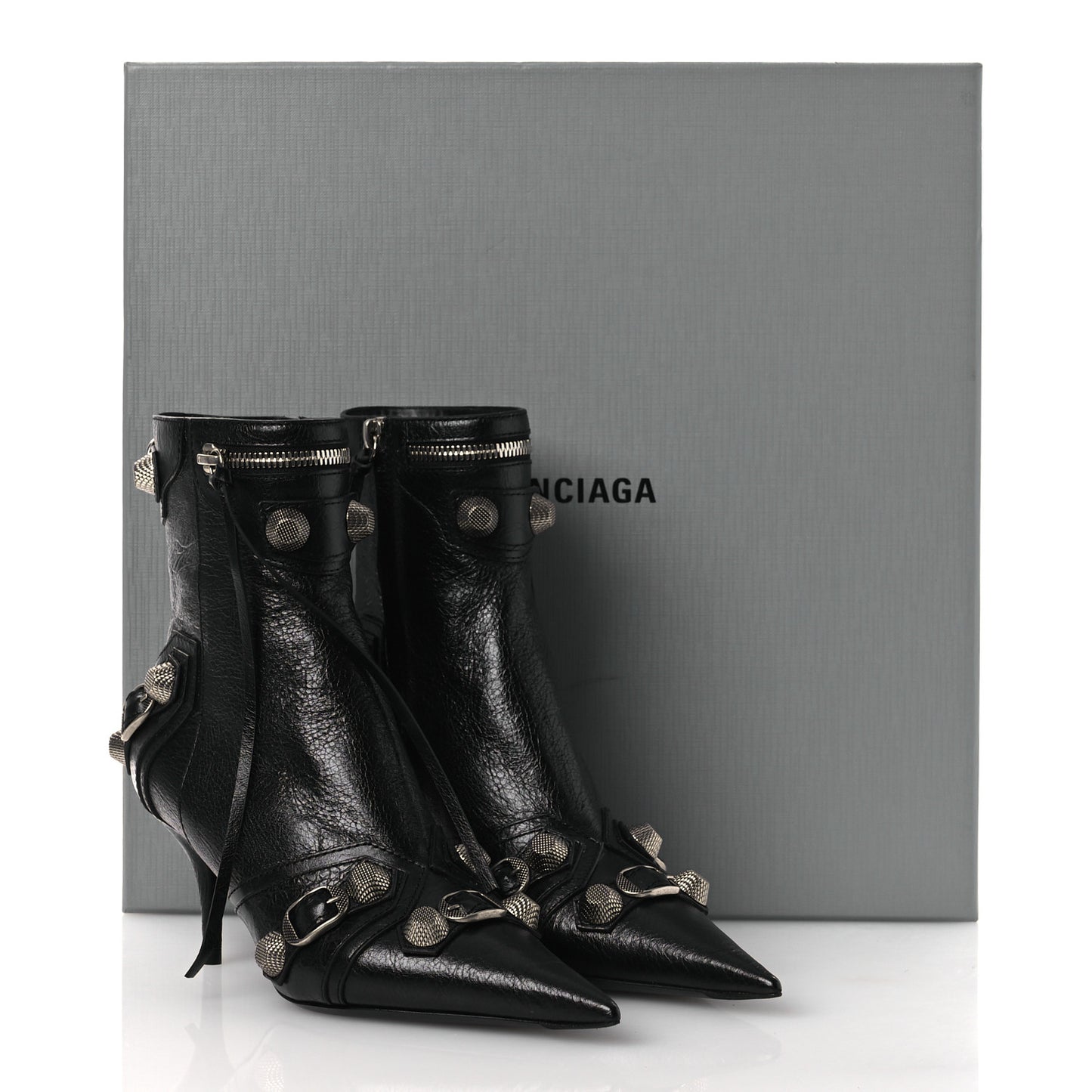 Agneau Arena Cagole 70mm Ankle Boots 36 Black
