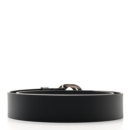 Gucci Selleria Calfskin Mens Interlocking G 37mm Belt 90 36 Black 2 of 6