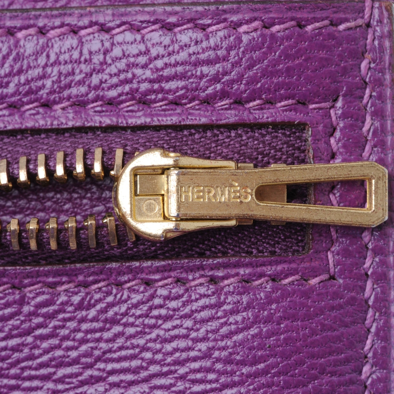 Hermes Lizard Bearn Wallet Violet 6 of 8