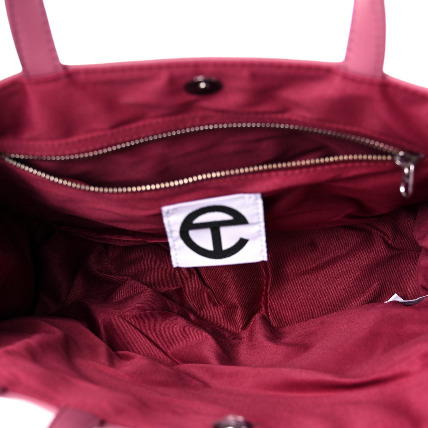 Telfar Vegan Leather Medium Shopping Bag Corned Beef 5 of 9