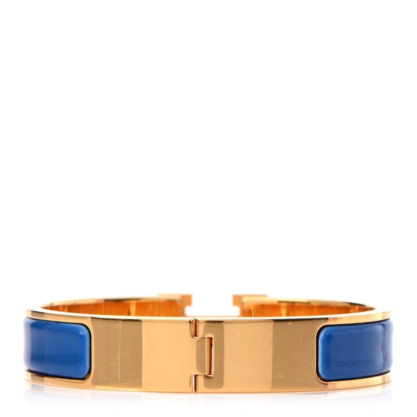 Narrow Enamel Clic Clac H Bracelet PM Royal Bleu