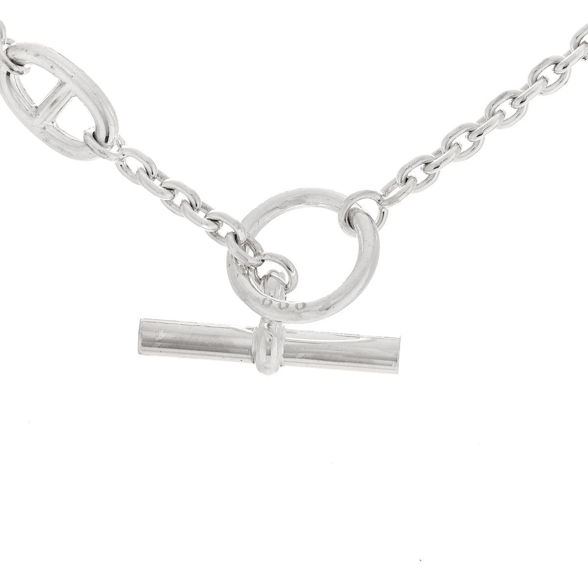 Hermes Sterling Silver Farandole Necklace 160 4 of 5