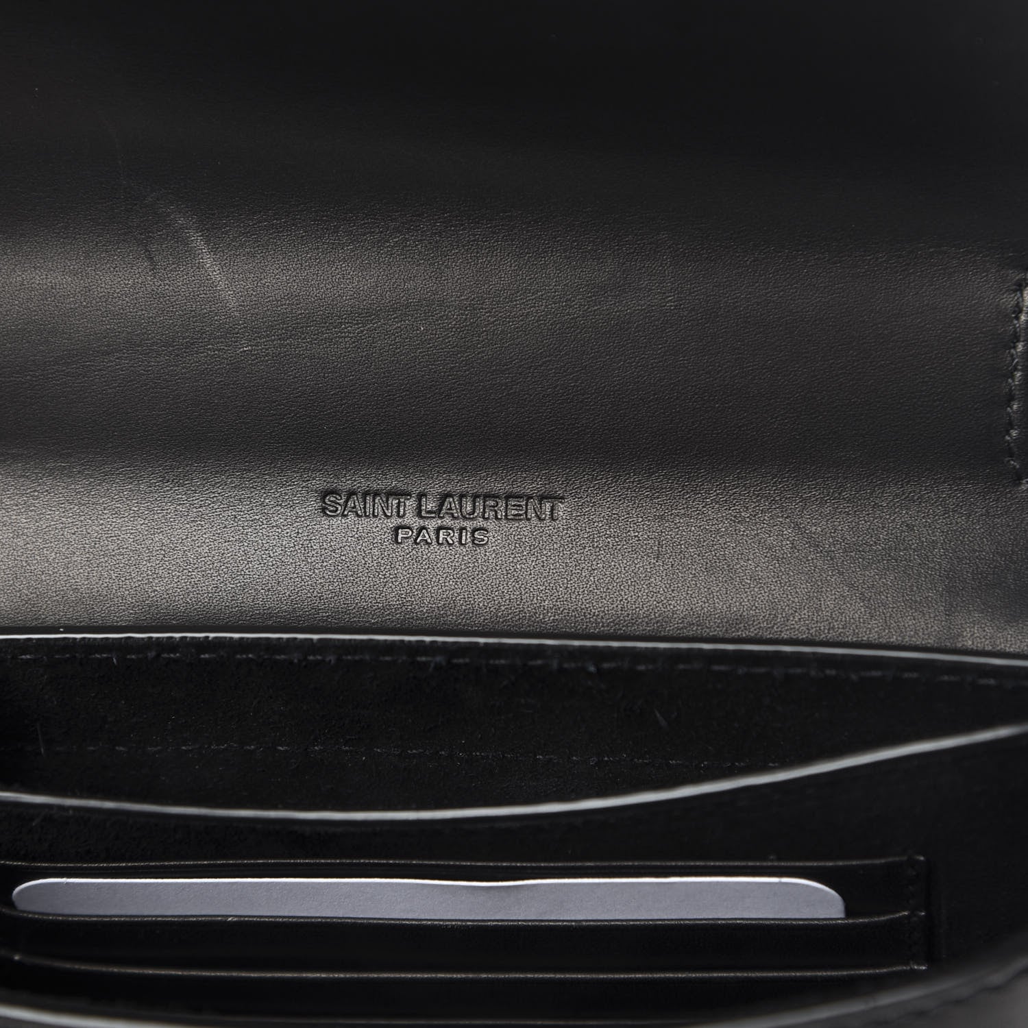 Saint Laurent Smooth Calfskin Mini Classic Monogram Kaia Satchel Black 6 of 16