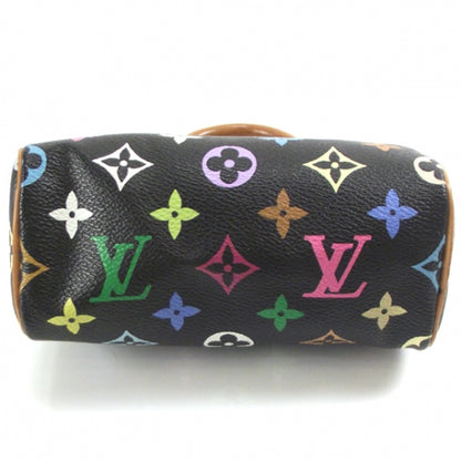 Louis Vuitton Monogram Multicolor Mini Sac HL Speedy Black 4 of 9