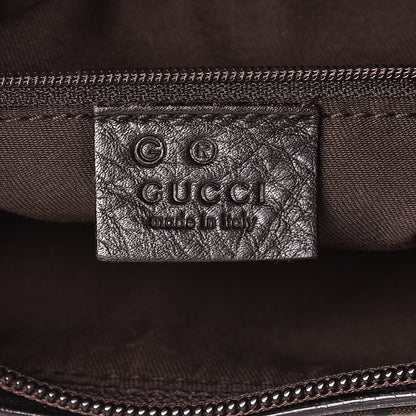 Gucci Nylon Monogram Hobo Dark Brown 6 of 12