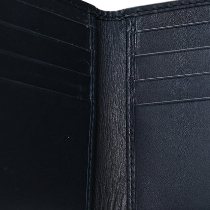 Gucci GG Supreme Monogram Blooms Bi-Fold Wallet Beige Blue Navy 7 of 8
