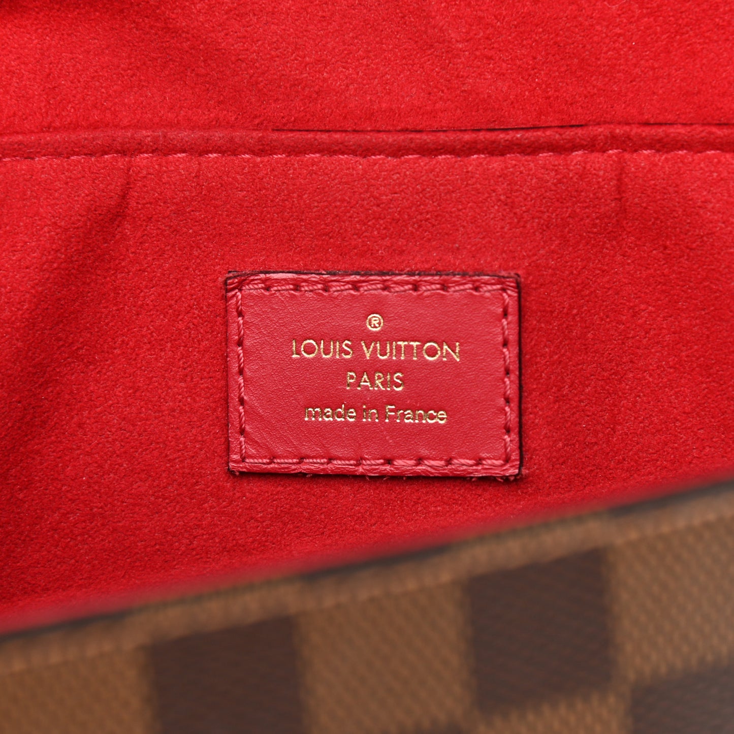 Damier Ebene Beaubourg MM Scarlet