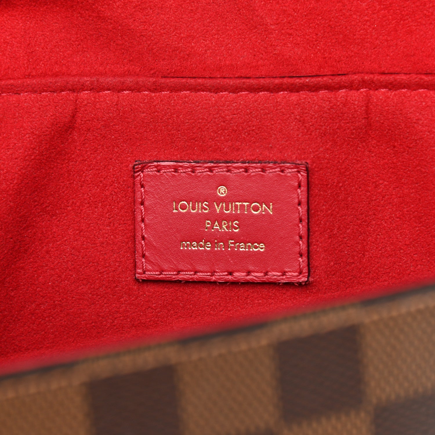 Louis Vuitton Damier Ebene Beaubourg MM Scarlet 6 of 11